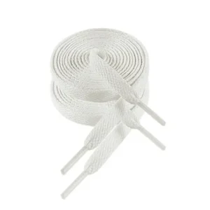 Platte Witte Schoenveters – Duurzaam & Comfortabel